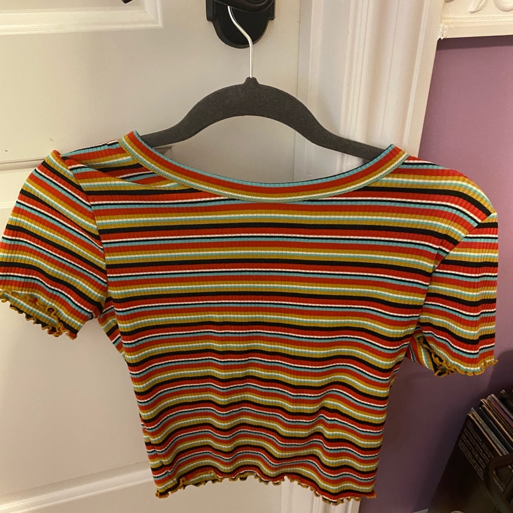 Good luck gem multicolor top